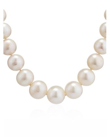 Cultured Pearl Necklace In Gold The Serene, image 
