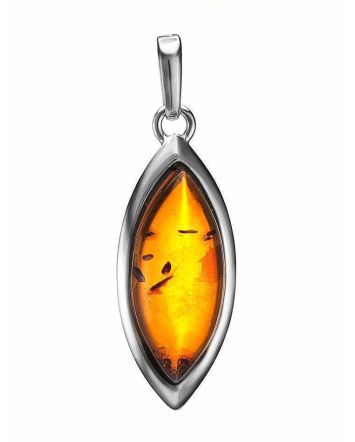 Laconic Amber Silver Pendant The Amaranth, image 