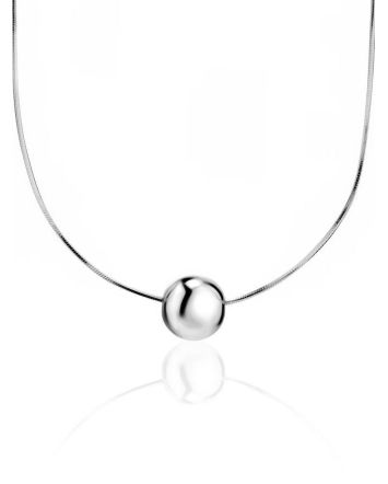 Silver Orb Pendant Necklace The ICONIC, image 