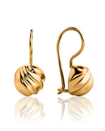 Gold Plated Silver Earrings, image 
