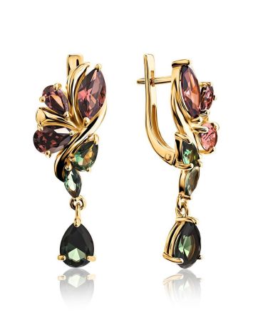 Amazing Dangle Earrings With Crystals, image 