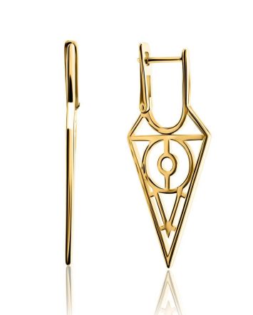 Fabulous Gold Plated Earrings, image 