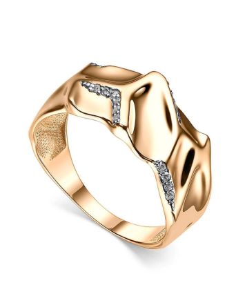 Fabulous Gold Plated Band Ring, Ring Size: 8.5 / 18.5, image 
