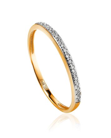 Diamond Channel Set Ring, Ring Size: 5.5 / 16, image 