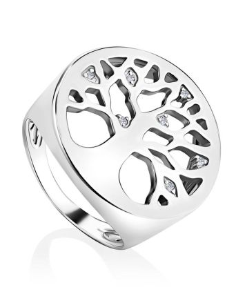 Tree Of Life Signet Ring The Enigma, Ring Size: 8.5 / 18.5, image 