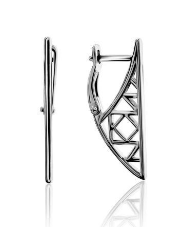 Laced Silver Earrings The Sacral, image 