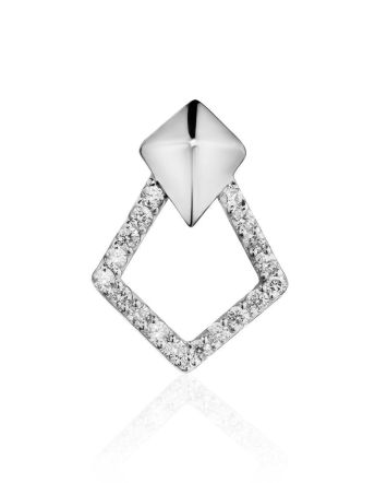 Ultra Stylish Silver Crystal Pendant The Astro, image 