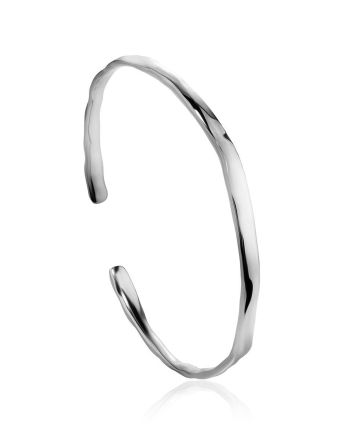 Designer Sterling Silver Bangle The Liquid, image 
