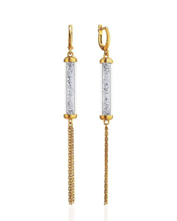 Crystal Dangles With Chain Tassels The Ice, image 