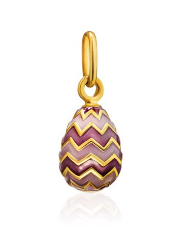 Handcrafted Egg Shaped Pendant With Enamel The Romanov, image 