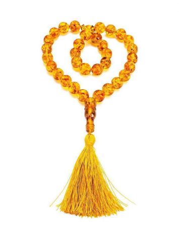 Muslim 33 Amber Prayer Beads, image 
