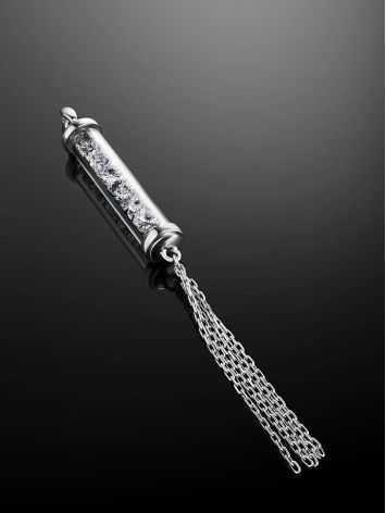 Crystal Bar Pendant With Chain Tassel The Ice, image , picture 2