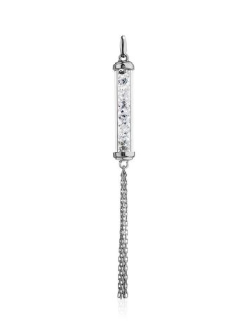 Crystal Bar Pendant With Chain Tassel The Ice, image , picture 4