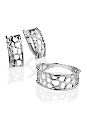 Laced Silver Earrings The Sacral, image , picture 4