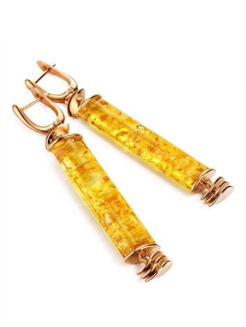 Exotic Style Amber Dangle Earrings The Kenya, image , picture 3