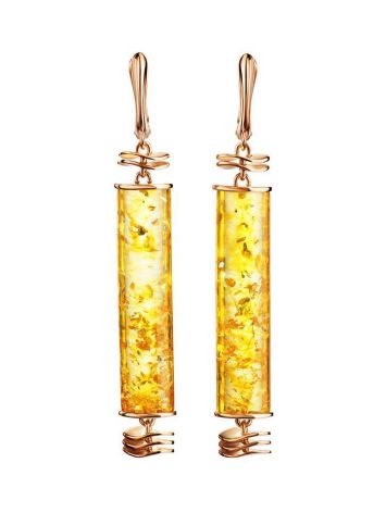 Exotic Style Amber Dangle Earrings The Kenya, image , picture 5