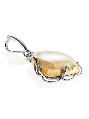 Handcrafted Silver Pendant With Mammoth Tusk The Era, image , picture 3