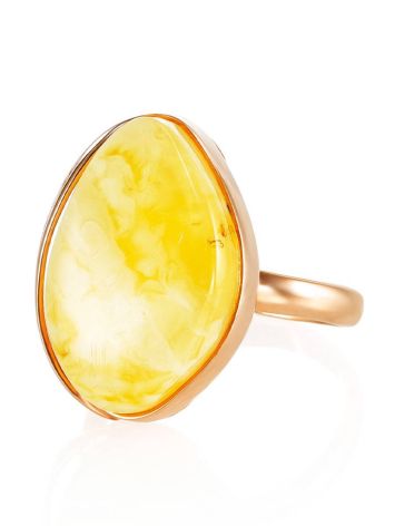 Lustrous Honey Amber Ring The Lagoon, Ring Size: 6.5 / 17, image , picture 2