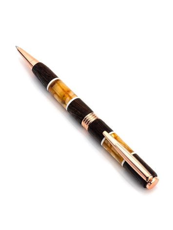 Designer Wenge Wood Ball Pen With Amber, image , picture 5