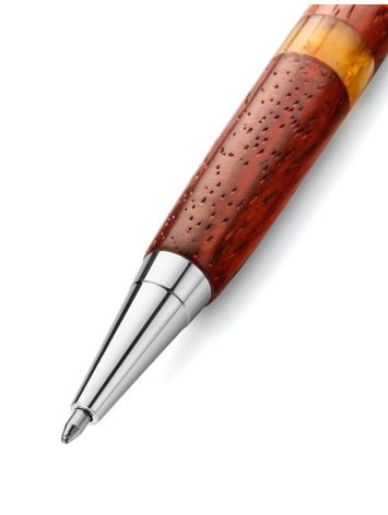 Handcrafted Padauk Wood Pen With Butterscotch Amber The Indonesia, image , picture 3
