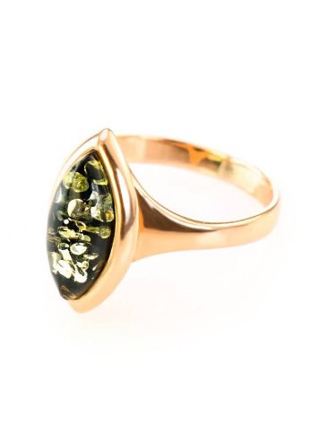 Leaf Cut Amber Ring In Gold The Amaranth, Ring Size: 6.5 / 17, image , picture 3