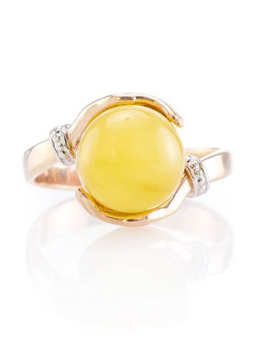 Cute Honey Amber Golden Ring The Goddess, Ring Size: 8.5 / 18.5, image , picture 3