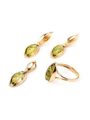 Refined Amber Ring In Gold The Sophia, Ring Size: 9.5 / 19.5, image , picture 6