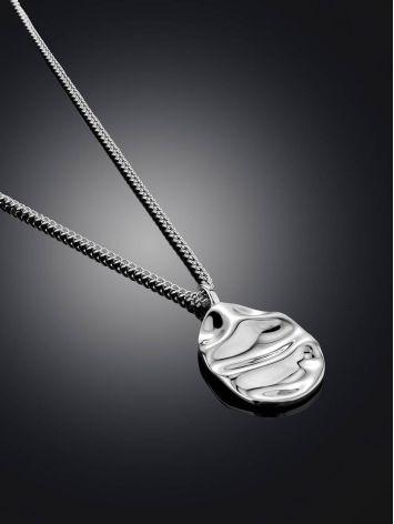 Boho Chic Silver Necklace The Liquid, image , picture 2