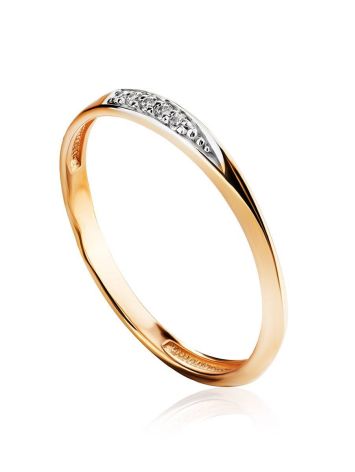 Refined 14K Gold Crystal Ring, Ring Size: 5 / 15.5, image 