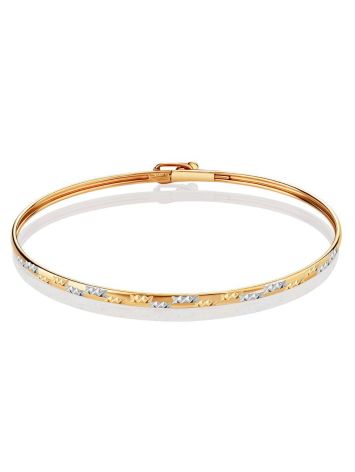 Trendy Golden Bangle Bracelet, image , picture 3