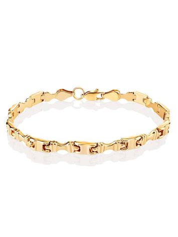 Statement Golden Link Bracelet, image 