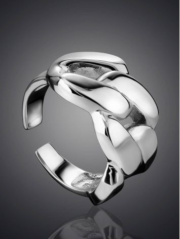 Industrial Design Silver Adjustable Ring The ICONIC, Ring Size: Adjustable, image , picture 2