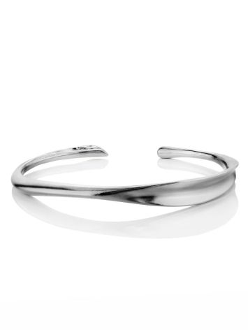 Sleek Silver Cuff Bracelet The ICONIC, image , picture 3