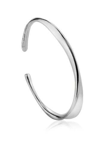 Sleek Silver Cuff Bracelet The ICONIC, image 