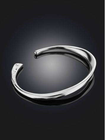 Sleek Silver Cuff Bracelet The ICONIC, image , picture 2