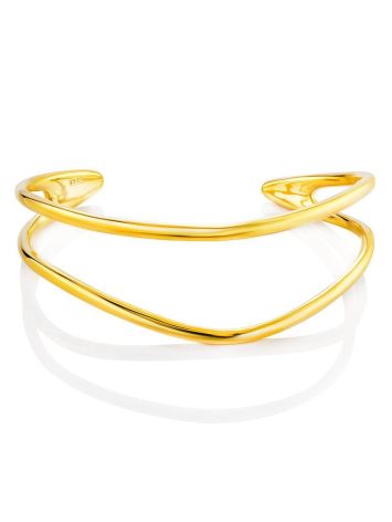 Chic Gold Plated Silver Cuff Bracelet The ICONIC, image , picture 4