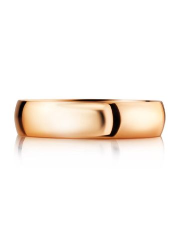 Glossy Golden Band Ring, Ring Size: 6 / 16.5, image , picture 3