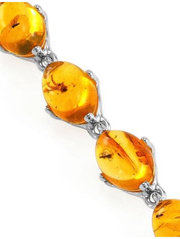 Link Amber Bracelet In Sterling Silver The Clio, image , picture 8