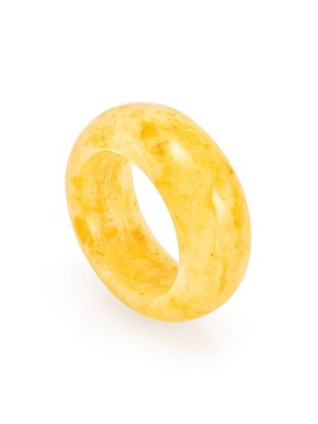 Honey Amber Band Ring The Magma, Ring Size: 9 / 19, image , picture 3