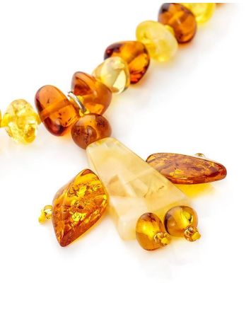Amber Angel Shaped Pendant Necklace, image , picture 5