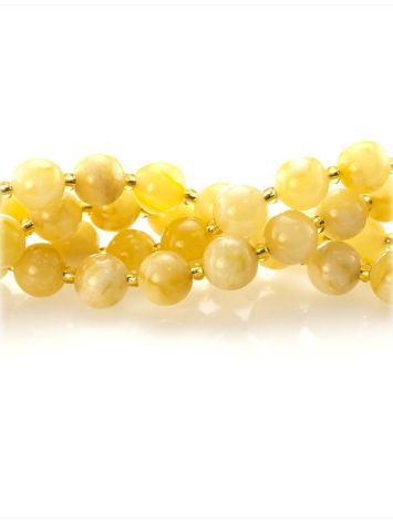 Fabulous Honey Amber Beaded Necklace The Ariadna, image , picture 2