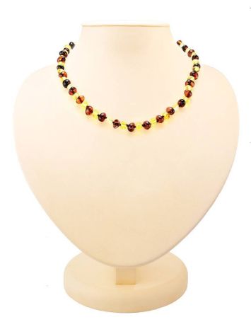 Multicolor Amber Beaded Teething Necklace, image , picture 3
