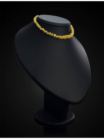 Honey Amber Teething Beaded Necklace, image , picture 3