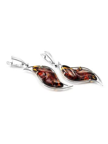 Handmade Amber Earrings In Sterling Silver The Palladio, image , picture 4