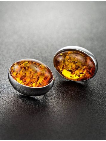 Lovely Amber Earrings In Sterling Silver The Suite, image , picture 5