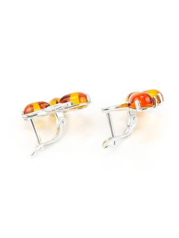 Amber Earrings In Sterling Silver The Dandelion, image , picture 5