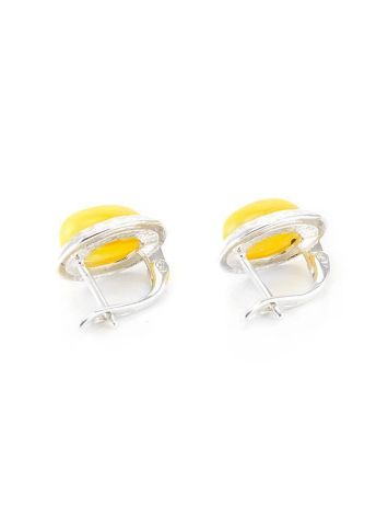 Honey Amber Earrings In Sterling Silver The Hermitage, image , picture 5