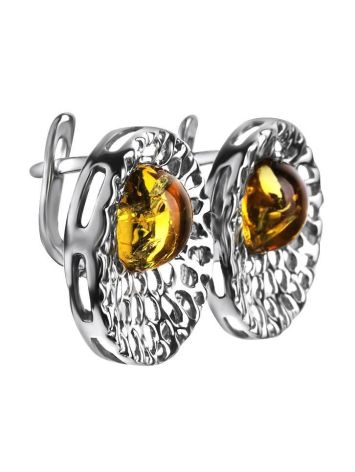 Lemon Amber Earrings In Sterling Silver The Venus, image , picture 4