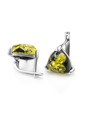 Adorable Latch Back Earrings In Sterling Silver The Etude, image , picture 2