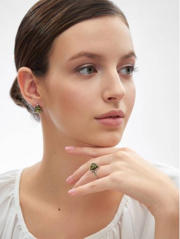 Adorable Latch Back Earrings In Sterling Silver The Etude, image , picture 7